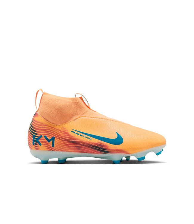 Nike Zoom Mercurial Superfly 10 Academy FG/MG Jr 'Kylian Mbappe' (Orange/Blue)