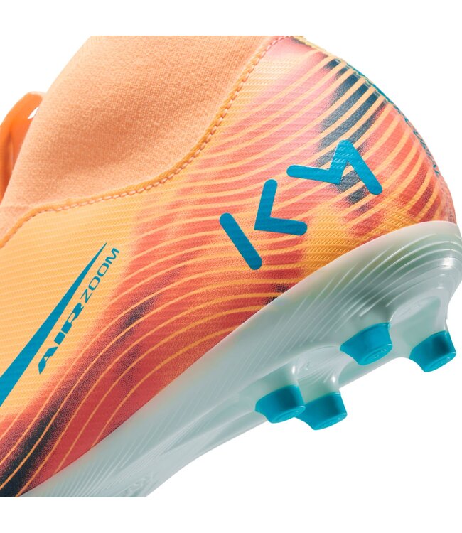 Nike Zoom Mercurial Superfly 10 Academy FG/MG Jr 'Kylian Mbappe' (Orange/Blue)