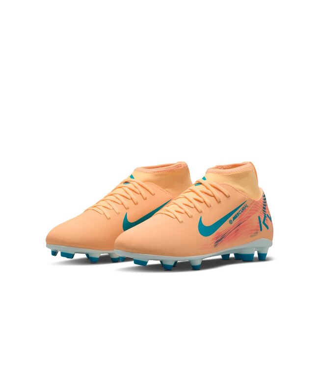 Nike Mercurial Superfly 10 Club FG/MG Jr 'Kylian Mbappe' (Orange/Blue)