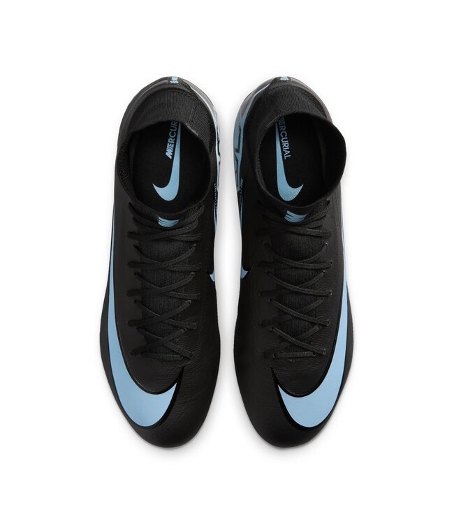 Nike Zoom Mercurial Superfly 10 Pro FG (Black/Light Blue)
