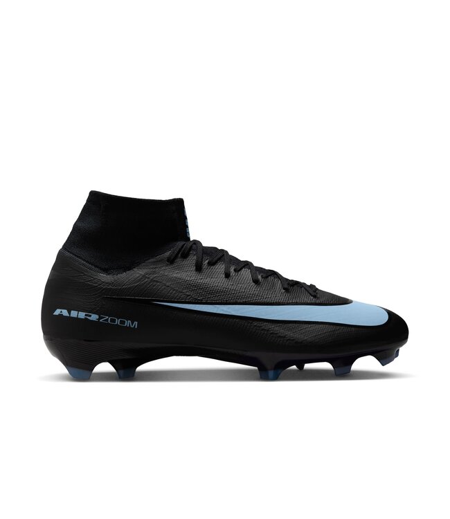 Nike Zoom Mercurial Superfly 10 Pro FG (Black/Light Blue)