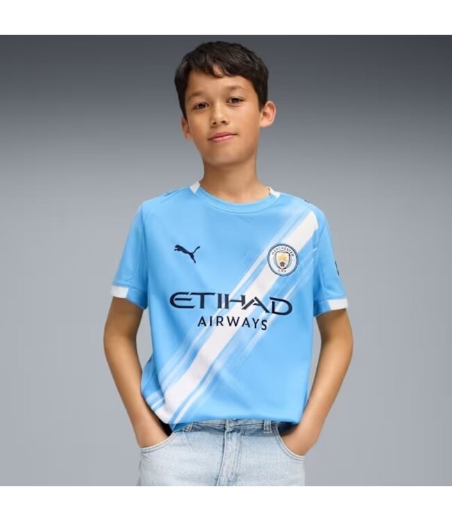 PUMA Manchester City 25/26 Home Jersey Youth (Blue)