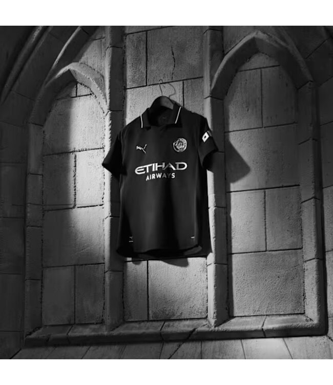 PUMA Manchester City 25/26 Away Jersey Youth (Black)