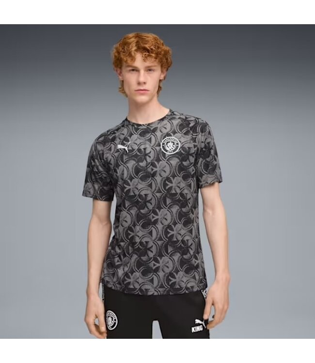 PUMA Manchester City 25/26 Training Jersey (Black/Grey)