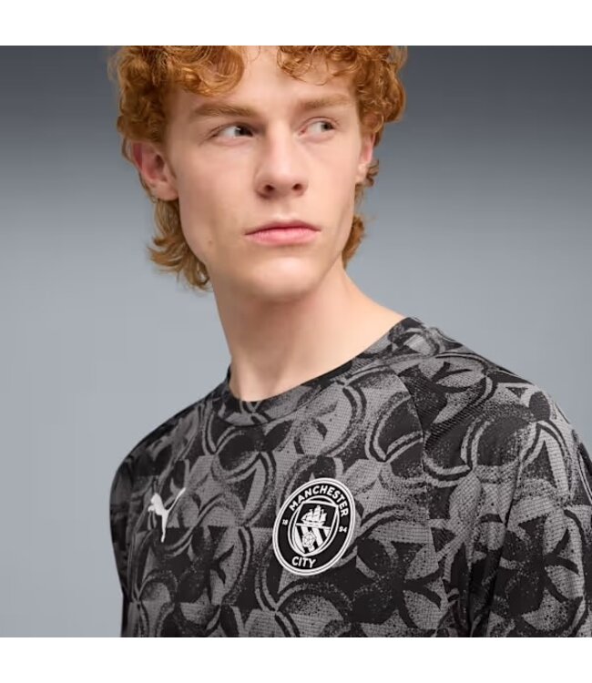 PUMA Manchester City 25/26 Training Jersey (Black/Grey)