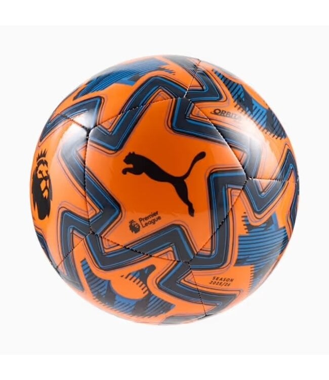 PUMA Orbita Play Premier League Brilliance Ball 25/26 (Orange/Blue)