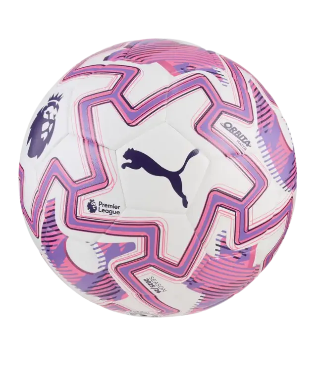 PUMA Orbita Match Premier League Brilliance FIFA Quality Ball 25/26 (White/Purple)