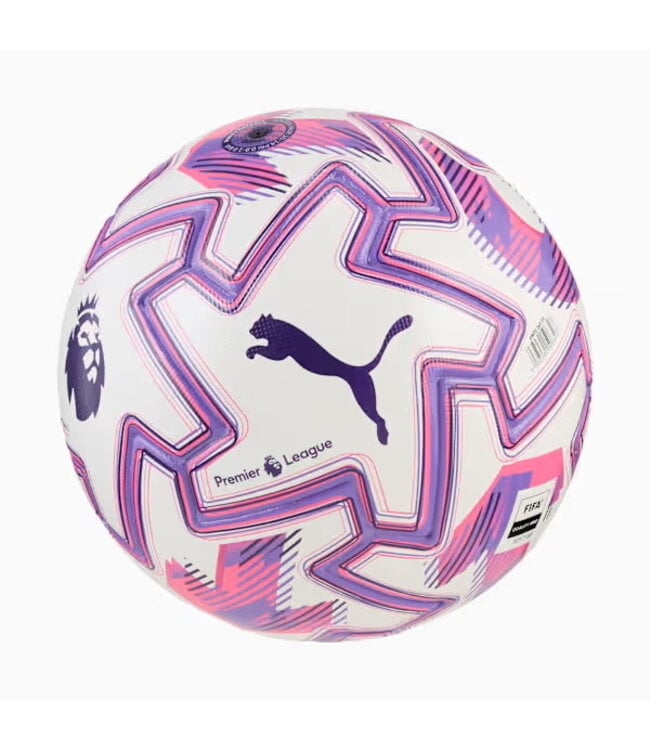 PUMA Orbita Pro Premier League Brilliance FIFA Quality Pro Ball 25/26 (White/Purple)
