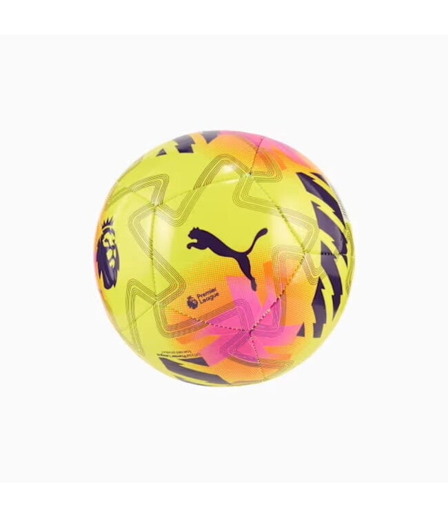PUMA Orbita Premier League Lights Mini Ball 25/26 (Yellow/Pink)