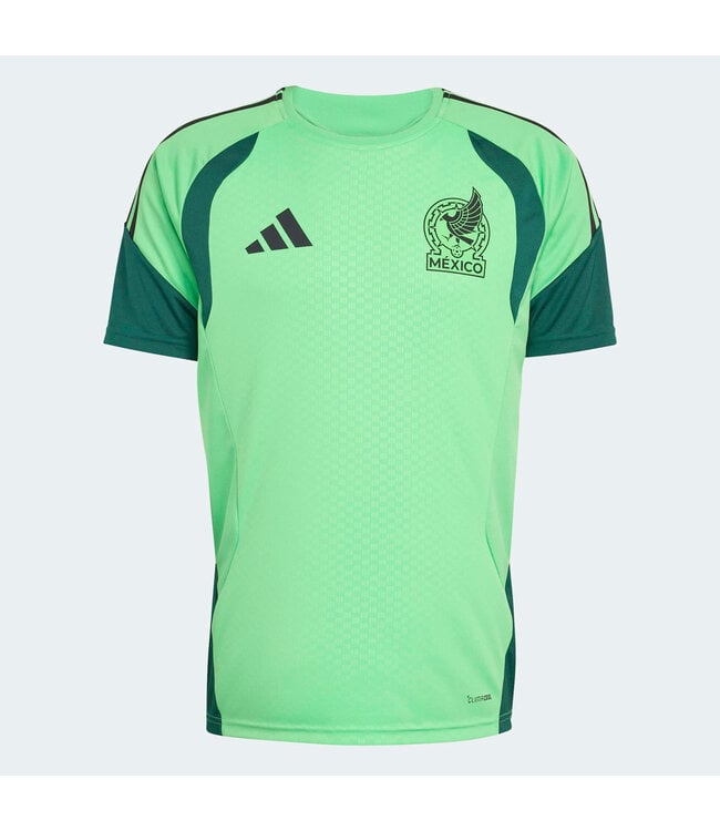 Adidas Mexico 2026 Tiro Training Jersey (Lime/Black)