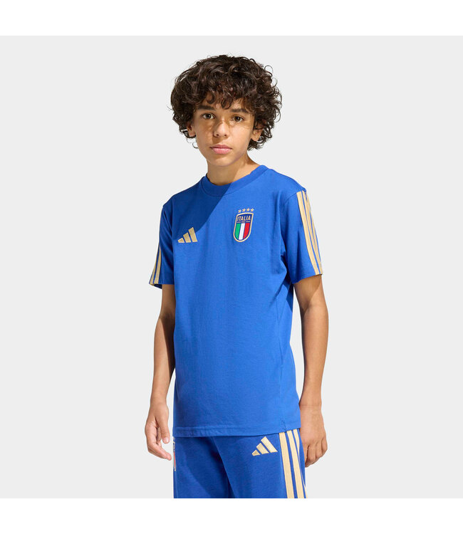 Adidas Italy 2026 DNA T-Shirt Youth (Blue)