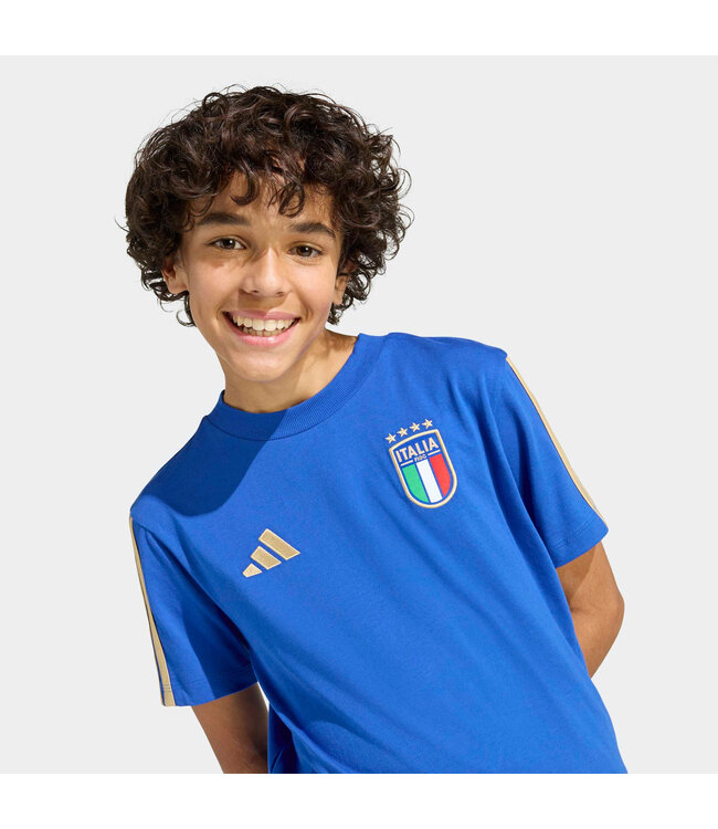 Adidas Italy 2026 DNA T-Shirt Youth (Blue)