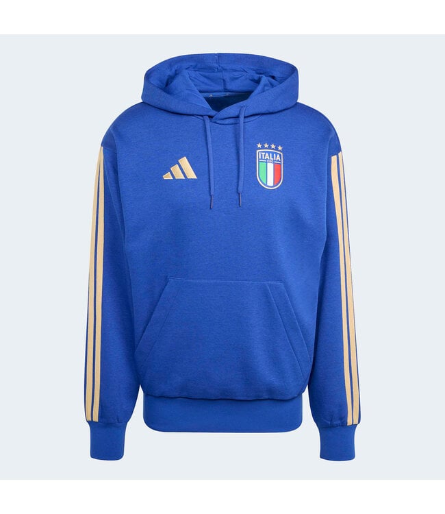 Adidas Italy 2026 DNA Fleece Hoodie (Blue)