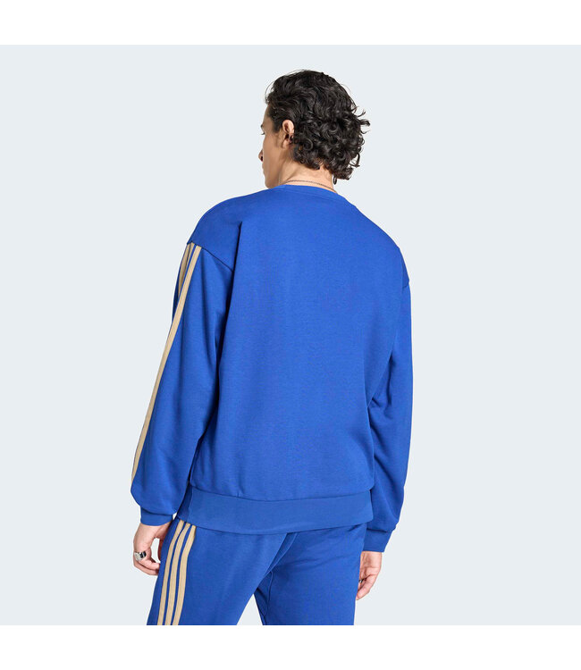 Adidas Italy 2026 DNA Crew Sweatshirt (Blue)