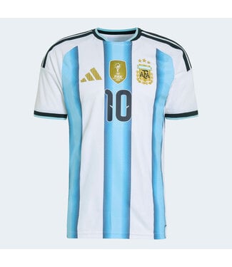 Adidas ARGENTINA MESSI 2026 AUTHENTIC HOME JERSEY (WHITE/BLUE)