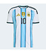Adidas Argentina Messi 2026 Authentic Home Jersey (White/Blue)