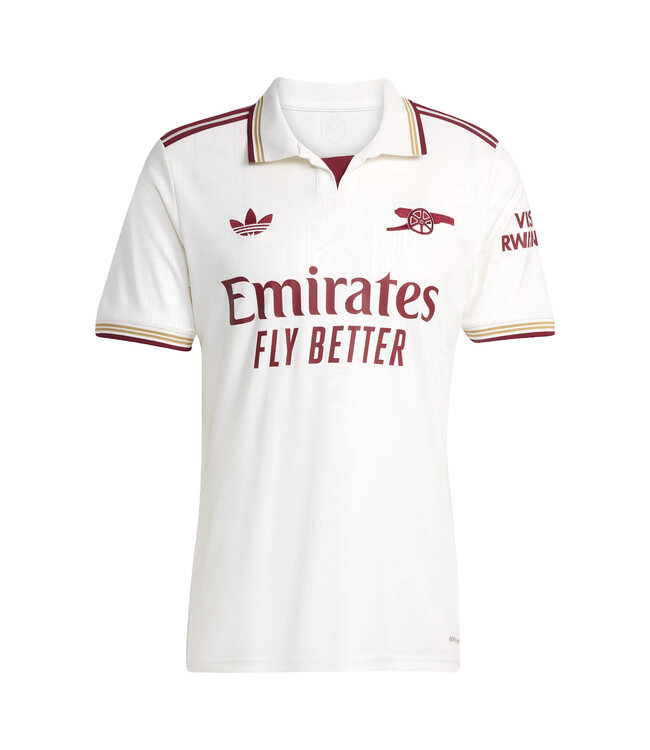 Adidas Arsenal 25/26 Third Jersey (White/Red)