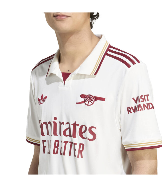 Adidas Arsenal 25/26 Third Jersey (White/Red)