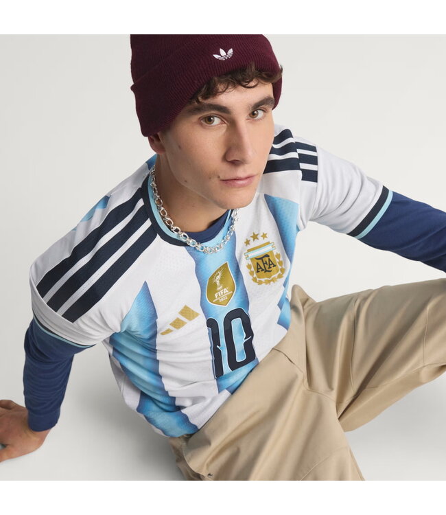 Adidas Argentina Messi 2026 Authentic Home Jersey (White/Blue)