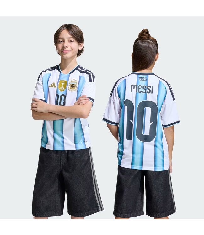 Adidas Argentina Messi 2026 Home Jersey Youth (White/Blue)