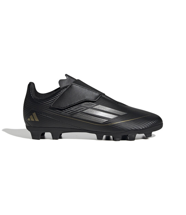 Adidas F50 Club Velcro FxG Jr (Black/Silver)