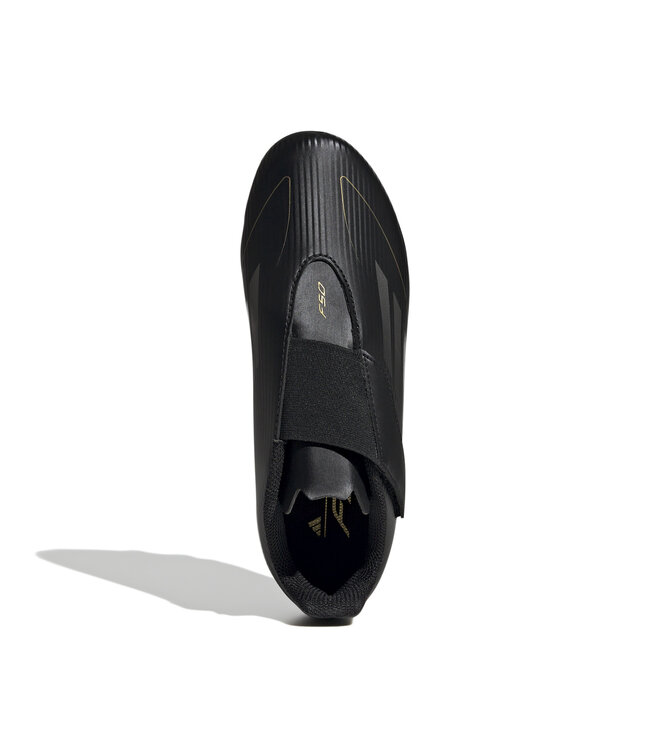 Adidas F50 Club Velcro FxG Jr (Black/Silver)