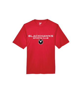 TEAM 365 BLACKHAWKS PERFORMANCE TEE (RED)