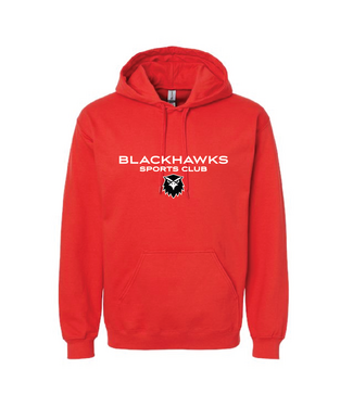 BLACKHAWKS LOGO HOODIE (RED)