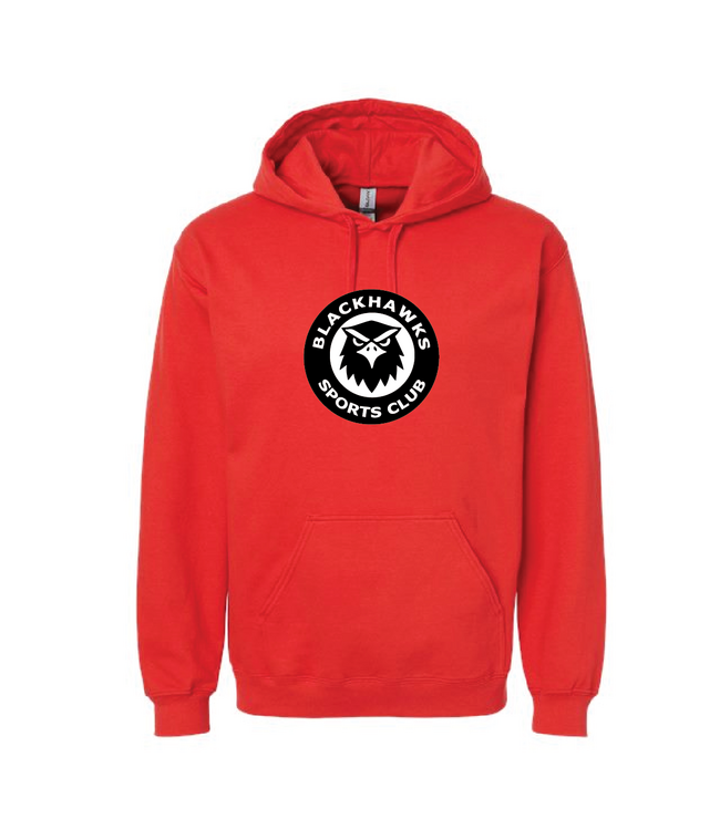 BLACKHAWKS LOGO HOODIE (RED)