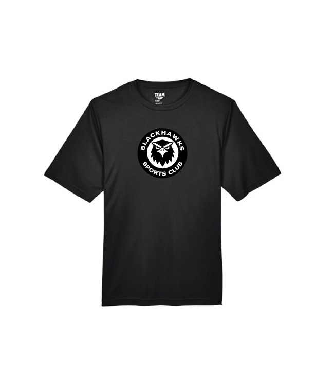TEAM 365 BLACKHAWKS PERFORMANCE TEE (BLK)