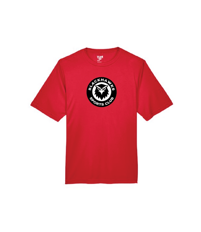 TEAM 365 BLACKHAWKS PERFORMANCE TEE (RED)