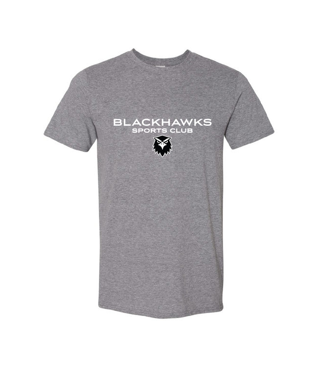 BLACKHAWKS SS SOFT TEE (GRAY)