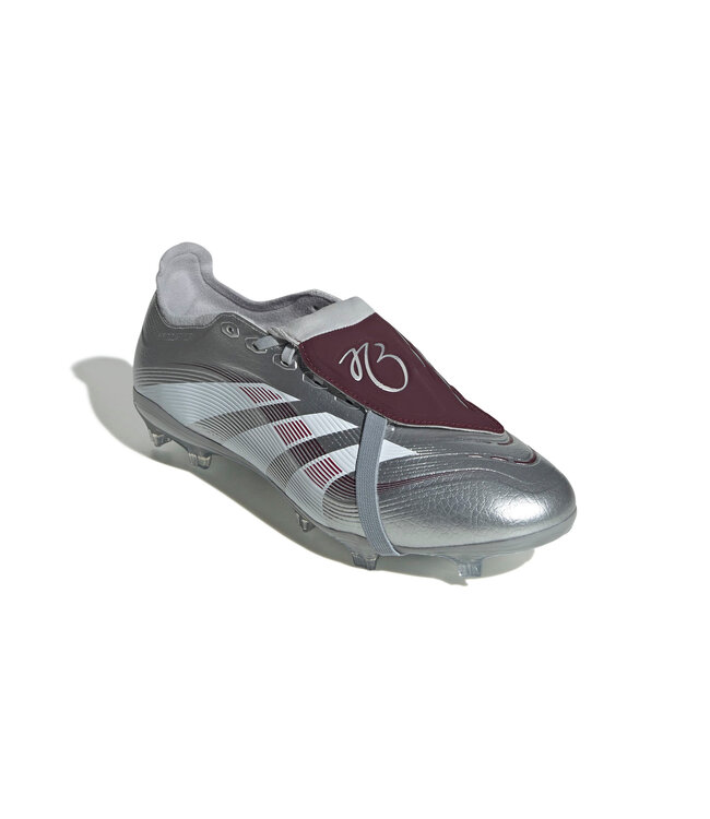 Adidas Predator League Fold-Over Tongue "Jude Bellingham" FG (Silver/Maroon)