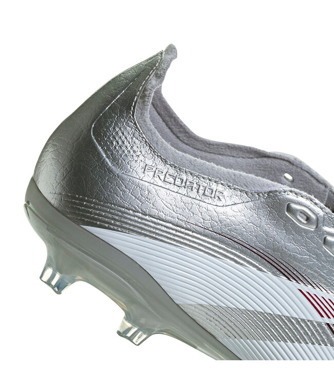 Adidas Predator League Fold-Over Tongue "Jude Bellingham" FG (Silver/Maroon)