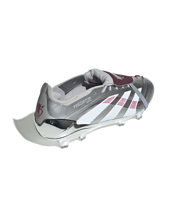 Adidas Predator Elite Fold-Over Tongue "Jude Bellingham" FG (Silver/Maroon)