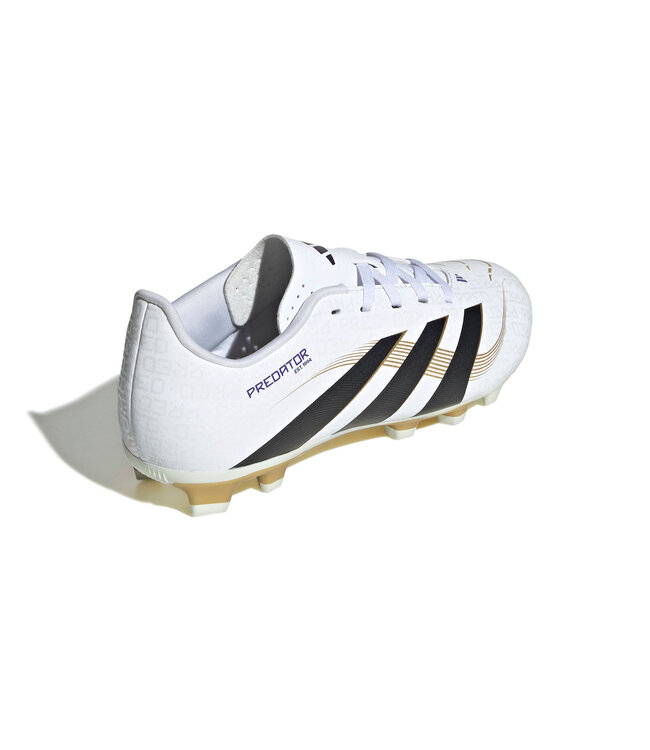 Adidas Predator Club 25 FG/MG Jr (White/Gold/Black)