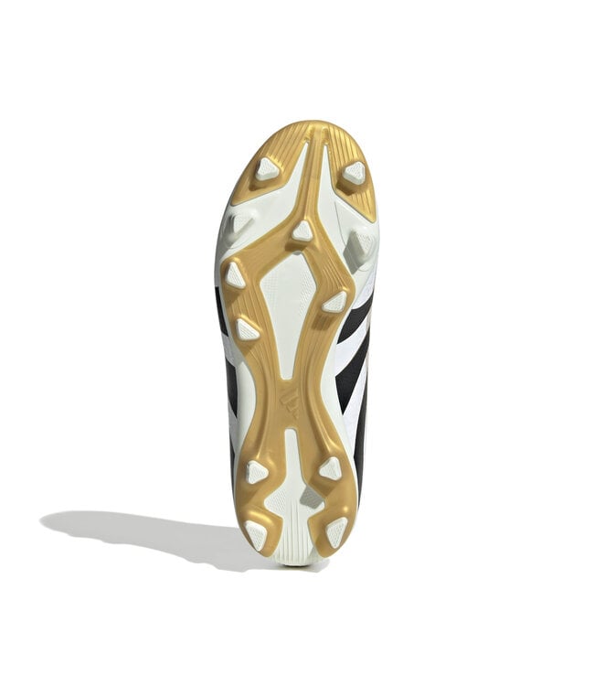 Adidas Predator Club 25 FG/MG Jr (White/Gold/Black)
