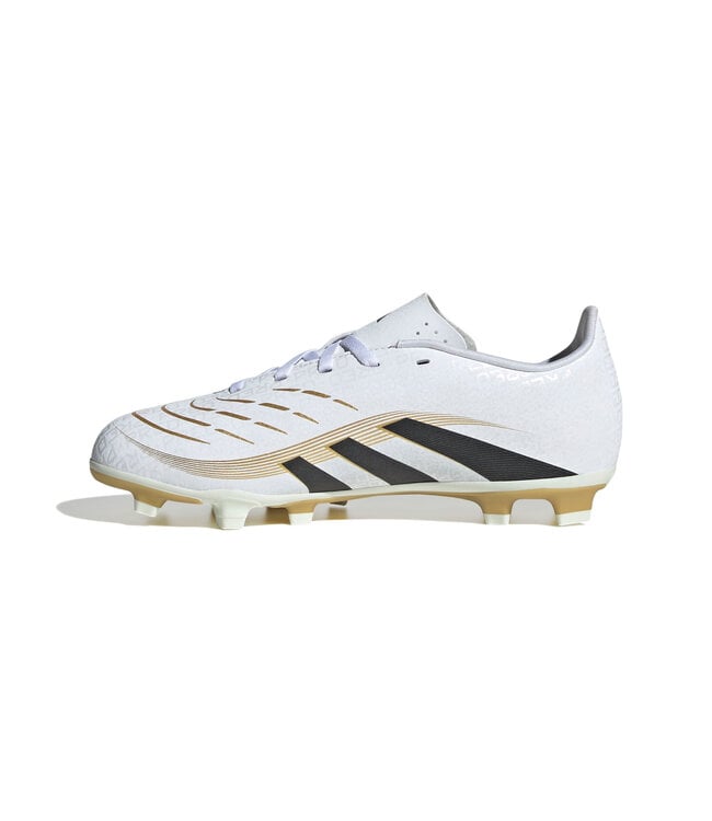 Adidas Predator Club 25 FG/MG Jr (White/Gold/Black)