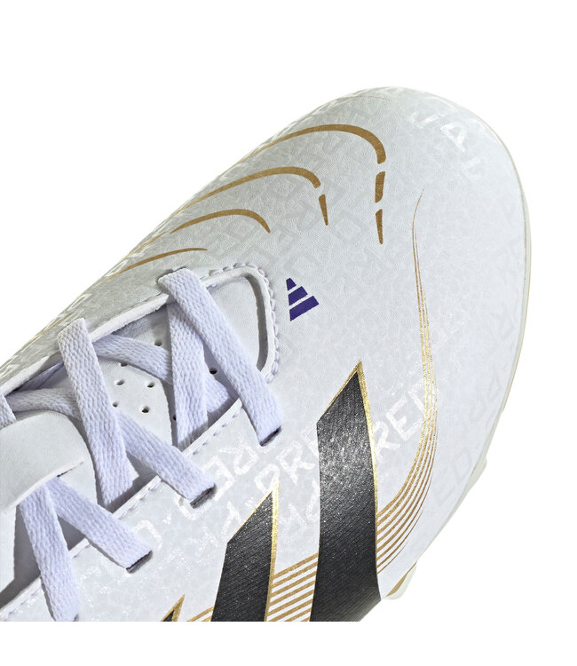 Adidas Predator Club 25 FG/MG Jr (White/Gold/Black)