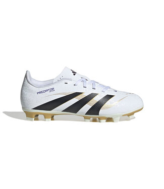 Adidas PREDATOR CLUB 25 FG/MG JR (WHITE/BLACK/GOLD)