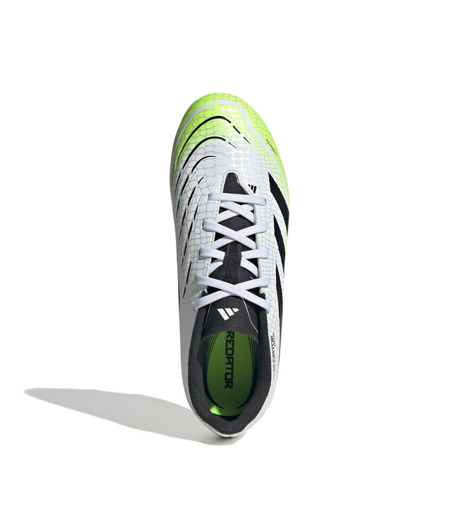 Adidas Predator League 25 FG Jr (White/Lime/Black)