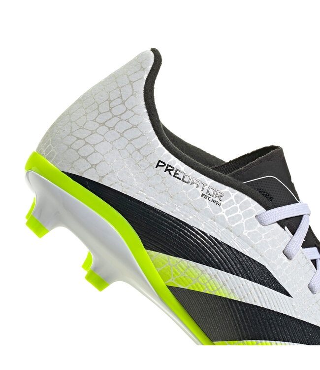 Adidas Predator League 25 FG Jr (White/Lime/Black)