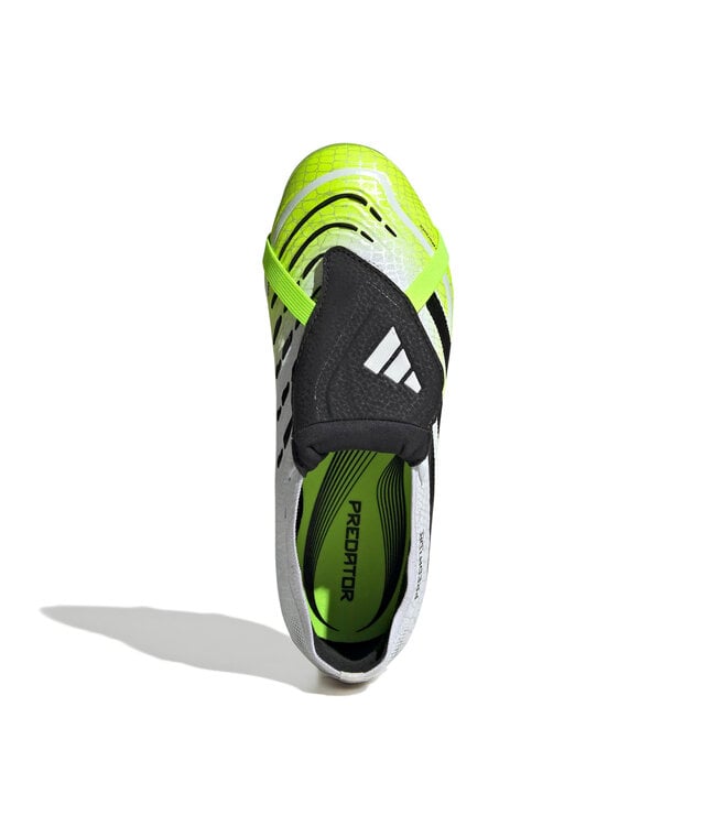 Adidas Predator Elite 25 Fold-Over Tongue FG Jr (White/Lime/Black)