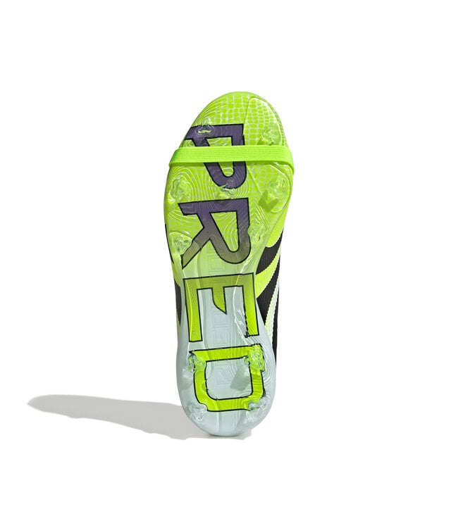 Adidas Predator Elite 25 Fold-Over Tongue FG Jr (White/Lime/Black)