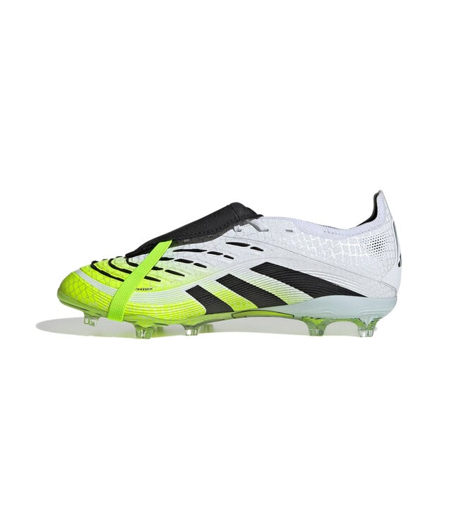 Adidas Predator Elite 25 Fold-Over Tongue FG Jr (White/Lime/Black)