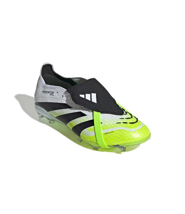 Adidas Predator Elite 25 Fold-Over Tongue FG Jr (White/Lime/Black)