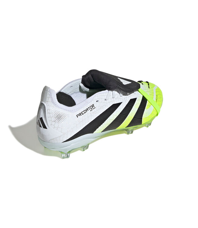 Adidas Predator Elite 25 Fold-Over Tongue FG Jr (White/Lime/Black)