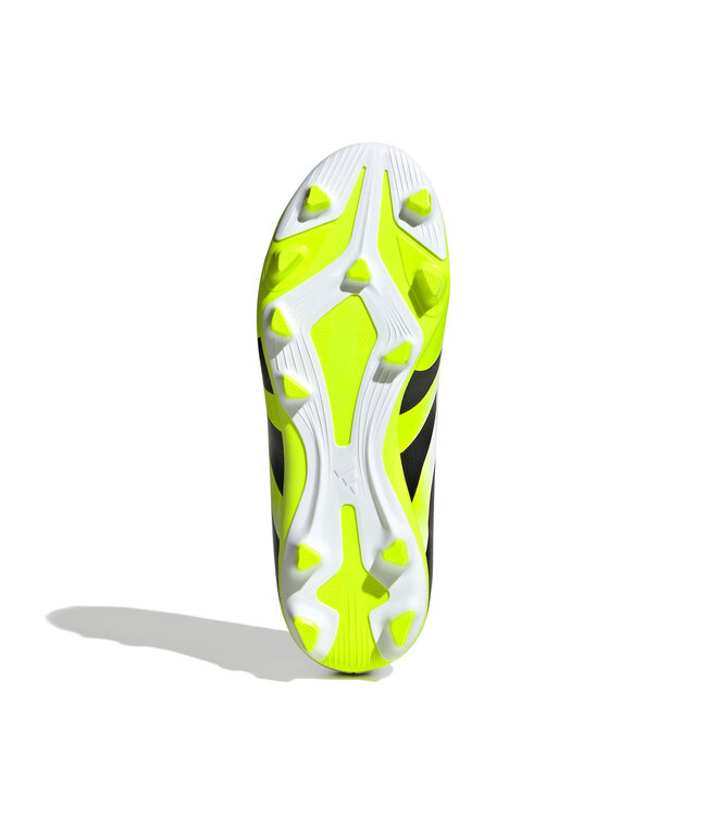 Adidas Predator Club 25 FG/MG Jr (White/Lime/Black)