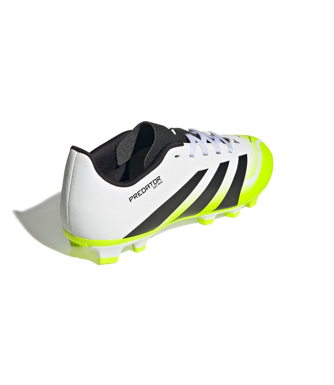 Adidas Predator Club 25 FG/MG Jr (White/Lime/Black)