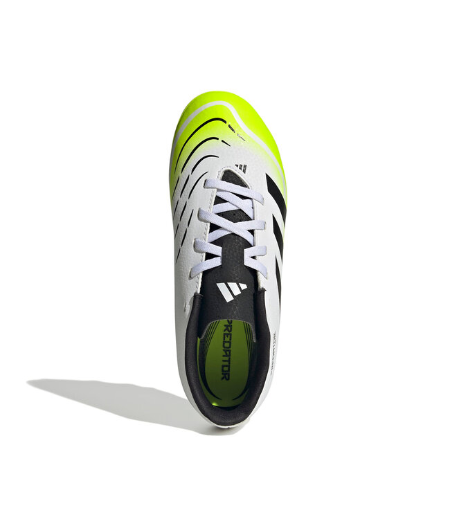 Adidas Predator Club 25 FG/MG Jr (White/Lime/Black)
